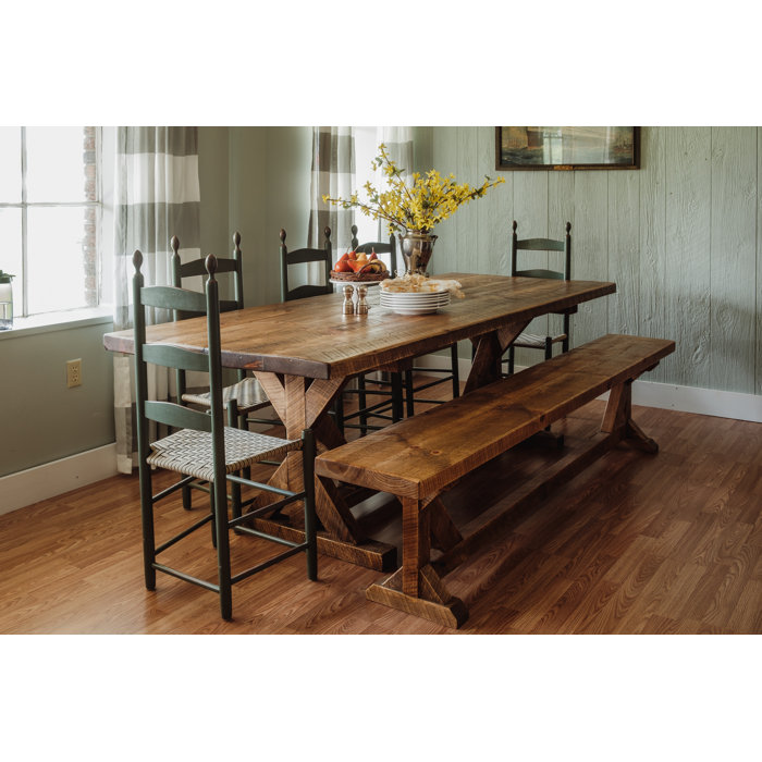 Napa East Collection 2 Piece Pine Dining Set & Reviews Wayfair